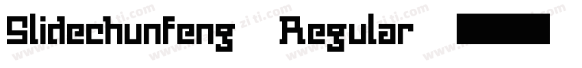 Slidechunfeng Regular 普通字体转换